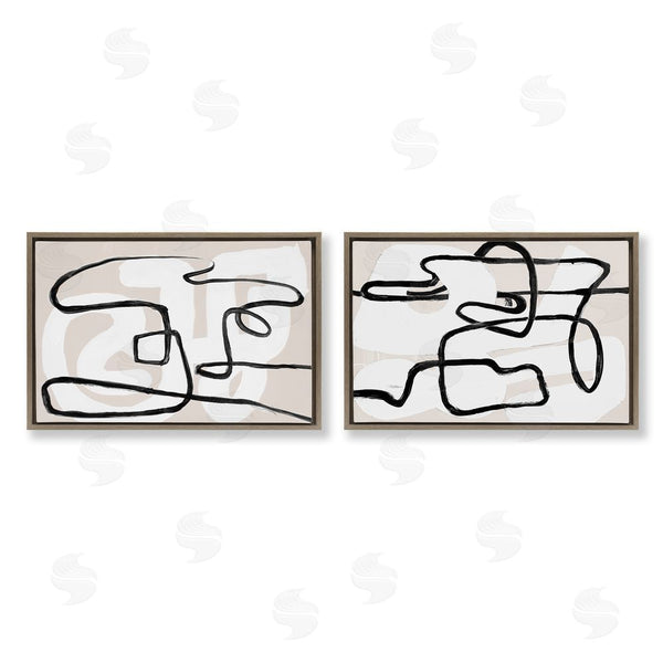 Stupell Industries Lanie Loreth | Neutral Twists & Turns Wall Art