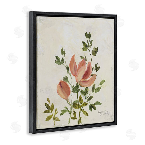 Stupell Industries Lanie Loreth | Pink Florals Vintage Leaves Wall Art