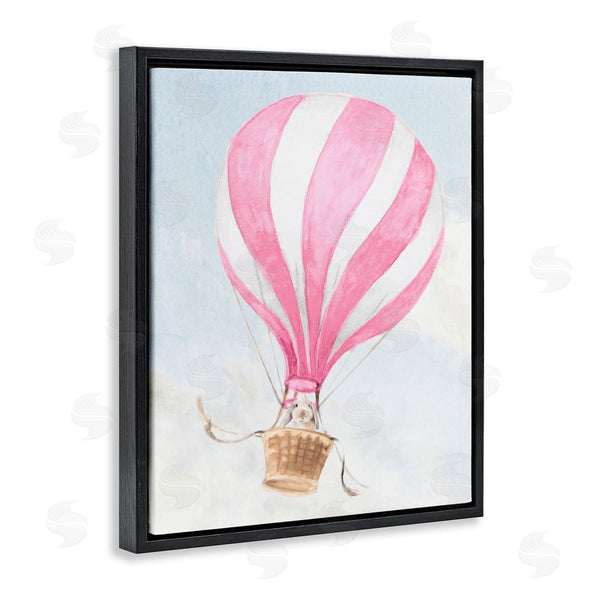 Stupell Industries Lanie Loreth | Rabbit In Pink Balloon Wall Art