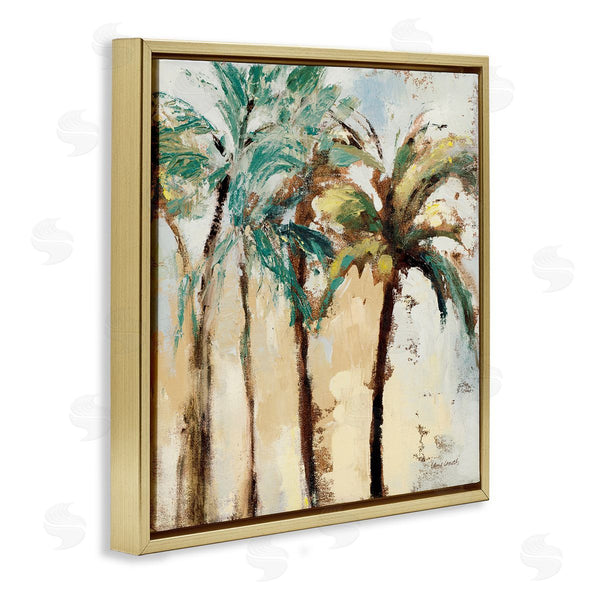 Stupell Industries Lanie Loreth | Rustic Brushed Palm Trees