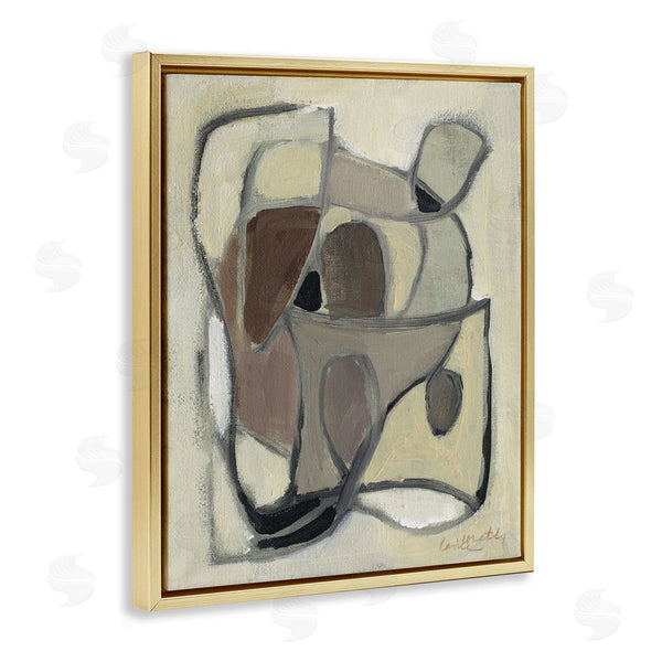 Stupell Industries Lanie Loreth | Rustic Curved Shapes Abstract