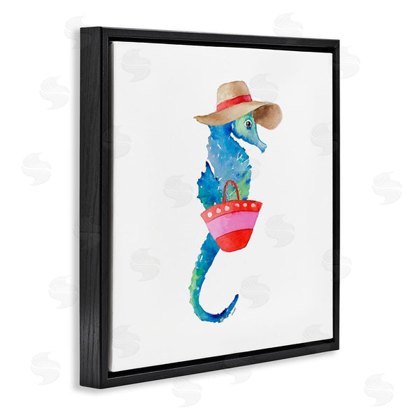 Stupell Industries Lanie Loreth | Seahorse In Beach Hat