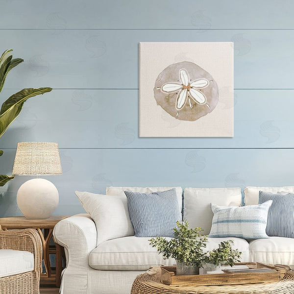 Stupell Industries Lanie Loreth | Serene Beige Sand Dollar Wall Art