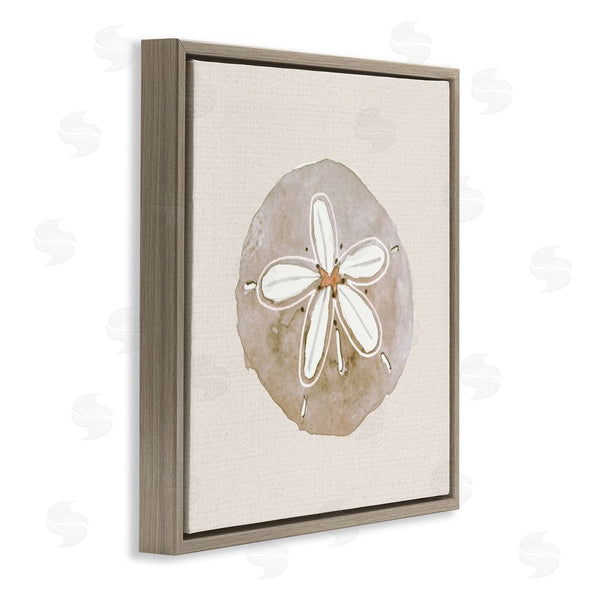 Stupell Industries Lanie Loreth | Serene Beige Sand Dollar Wall Art