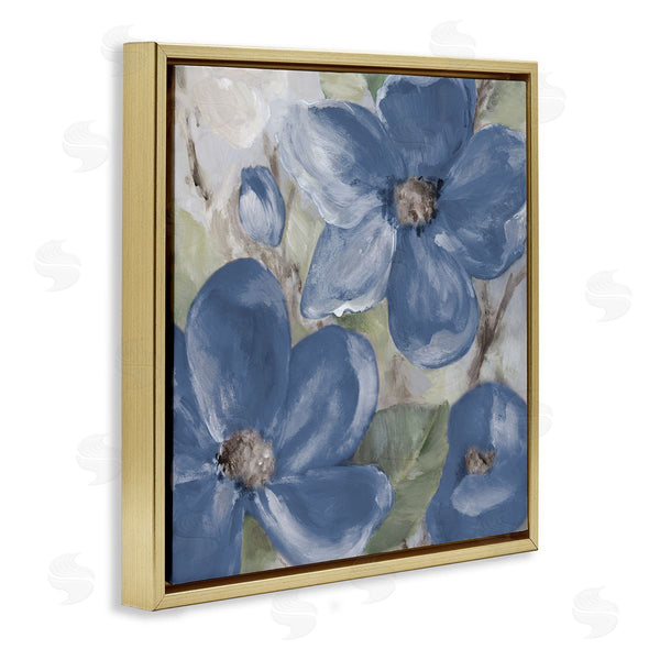 Stupell Industries Lanie Loreth | Silently Blue Bloom