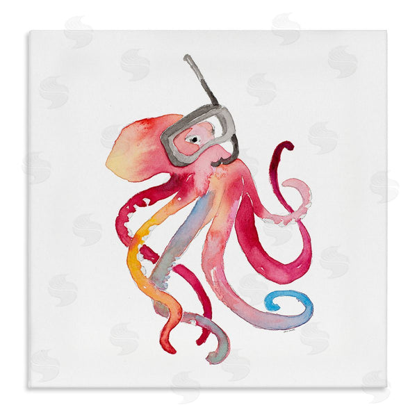 stupell industries Lanie Loreth | Snorkel Mask Octopus