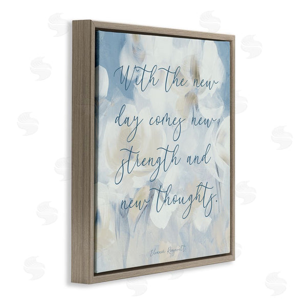 Stupell Industries Lanie Loreth | Strength & New Thoughts Quote Wall Art