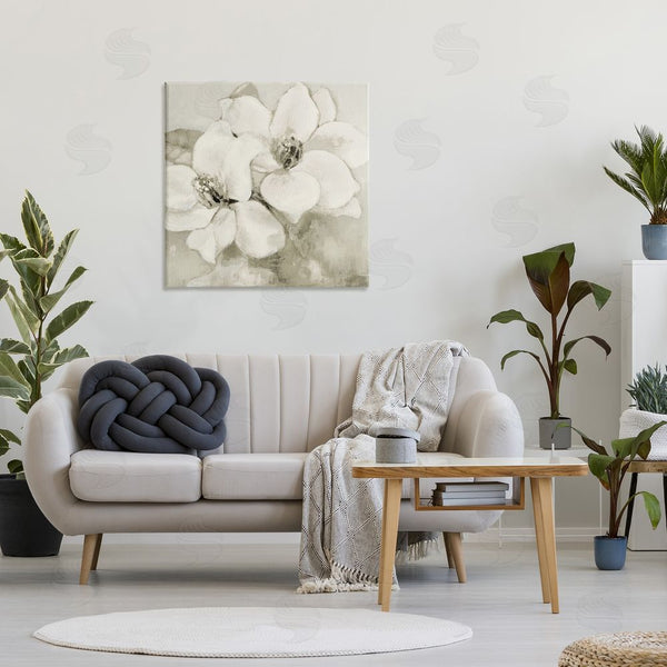 Stupell Industries Lanie Loreth | Subtle Beige Magnolias Wall Art