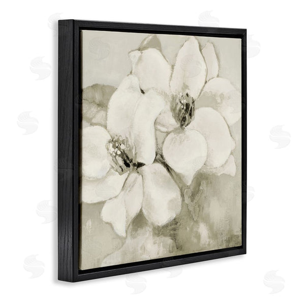 Stupell Industries Lanie Loreth | Subtle Beige Magnolias Wall Art