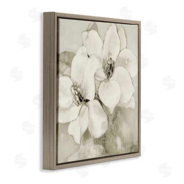 Stupell Industries Lanie Loreth | Subtle Beige Magnolias Wall Art