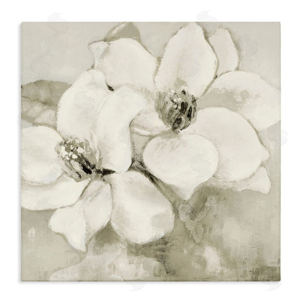stupell industries Lanie Loreth | Subtle Beige Magnolias Wall Art