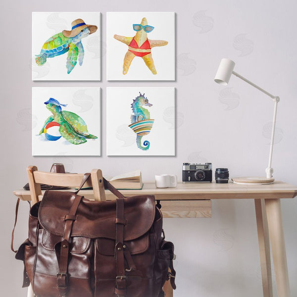 Stupell Industries Lanie Loreth | Summer Beach Creatures Wall Art