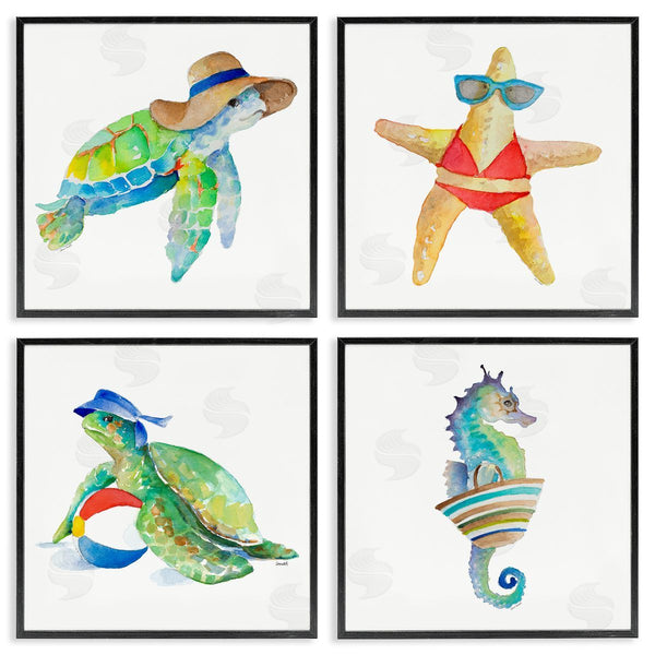 Stupell Industries Lanie Loreth | Summer Beach Creatures Wall Art