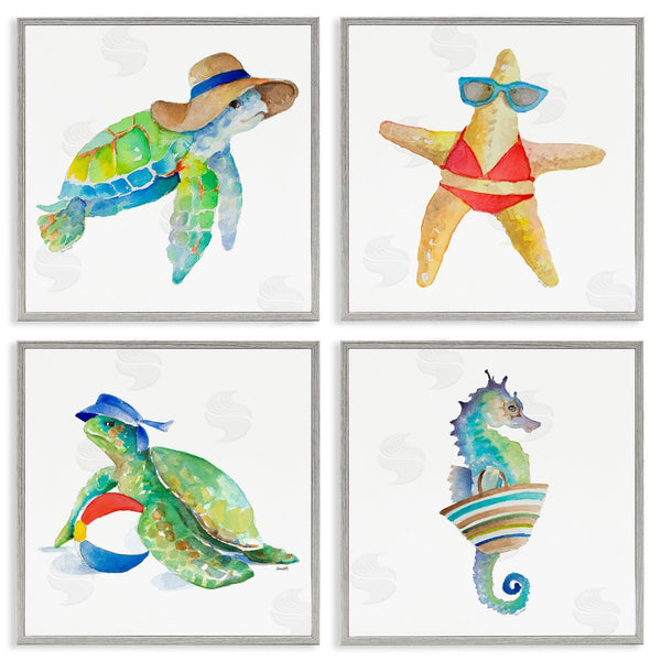 Stupell Industries Lanie Loreth | Summer Beach Creatures Wall Art
