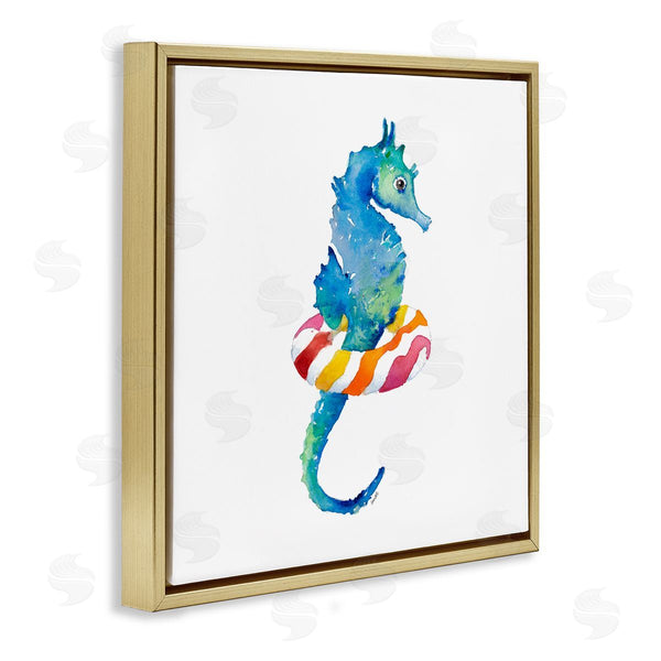 Stupell Industries Lanie Loreth | Summer Float Seahorse