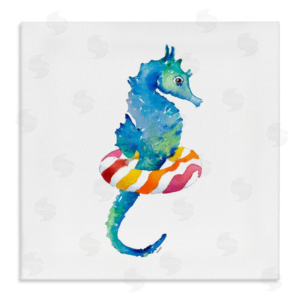 stupell industries Lanie Loreth | Summer Float Seahorse