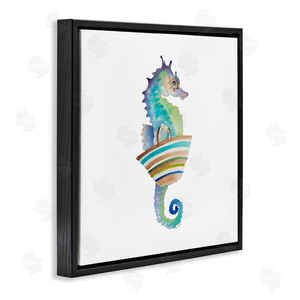 Stupell Industries Lanie Loreth | Summer Ready Seahorse