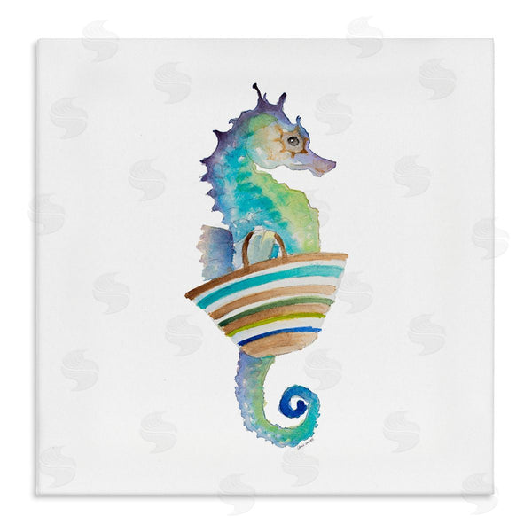 stupell industries Lanie Loreth | Summer Ready Seahorse