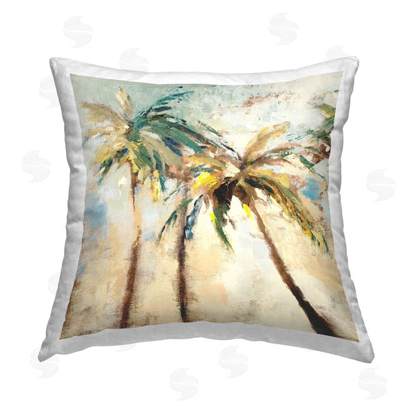 stupell industries Lanie Loreth | Tall Palm Trees Abstract Printed Throw Pillow