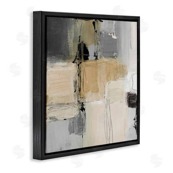 Stupell Industries Lanie Loreth | Tan And Grey Rustic Collage Wall Art