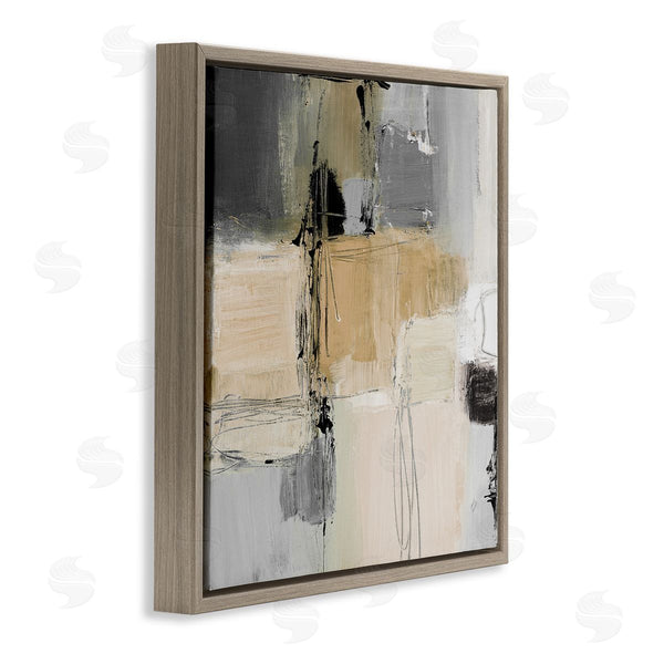 Stupell Industries Lanie Loreth | Tan And Grey Rustic Collage Wall Art