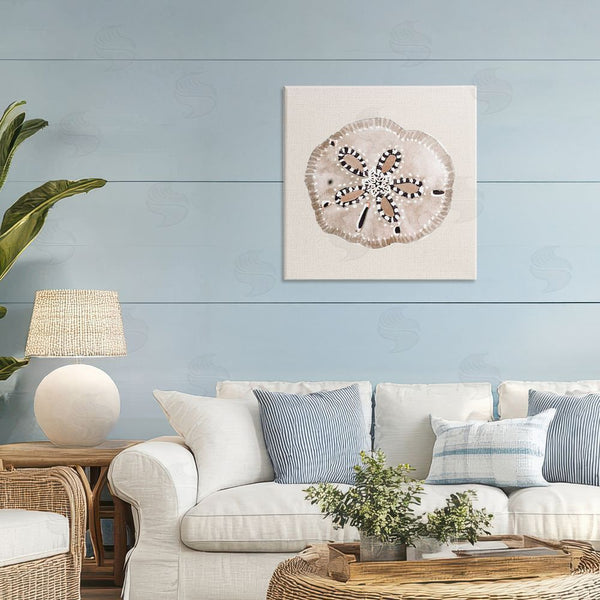 Stupell Industries Lanie Loreth | Taupe & Beige Sand Dollar Wall Art