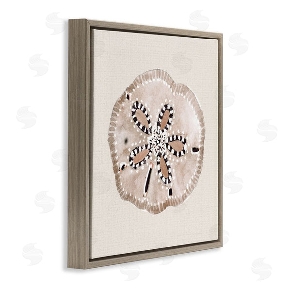 Stupell Industries Lanie Loreth | Taupe & Beige Sand Dollar Wall Art