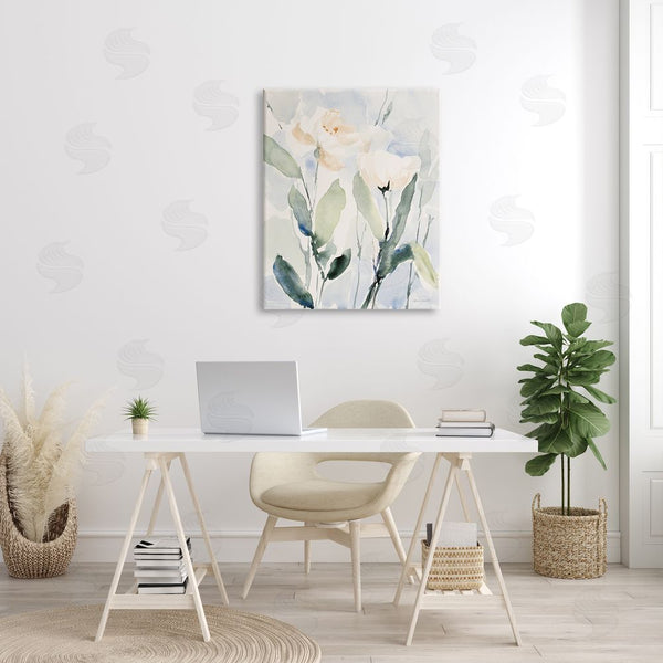 Stupell Industries Lanie Loreth | Traditional White Flower Blossoms Watercolor Detail Wall Art