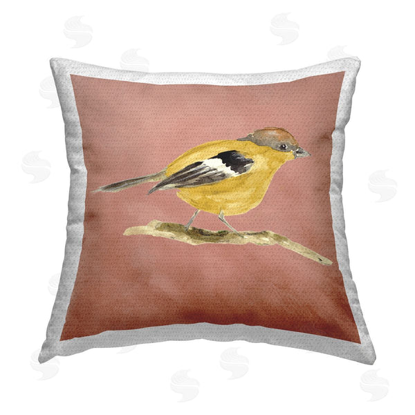 Stupell Industries Lanie Loreth | Traditional Wren Bird Printed Throw Pillow
