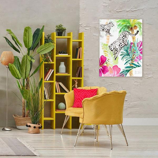 Stupell Industries Lanie Loreth | Tropical Island Cheetahs Wall Art