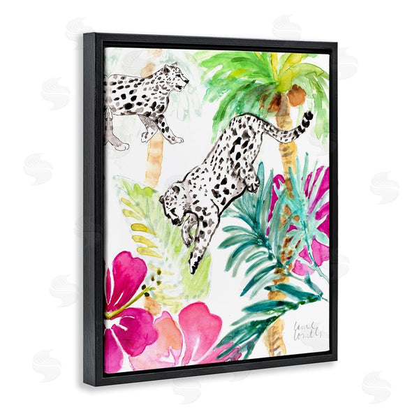 Stupell Industries Lanie Loreth | Tropical Island Cheetahs Wall Art