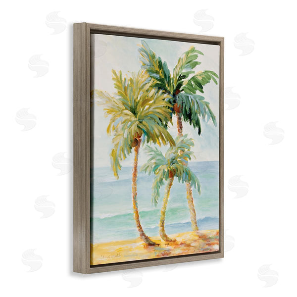 Stupell Industries Lanie Loreth | Tropical Palm Trees On Sand