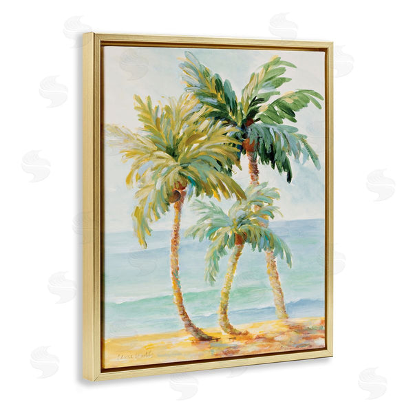 Stupell Industries Lanie Loreth | Tropical Palm Trees On Sand
