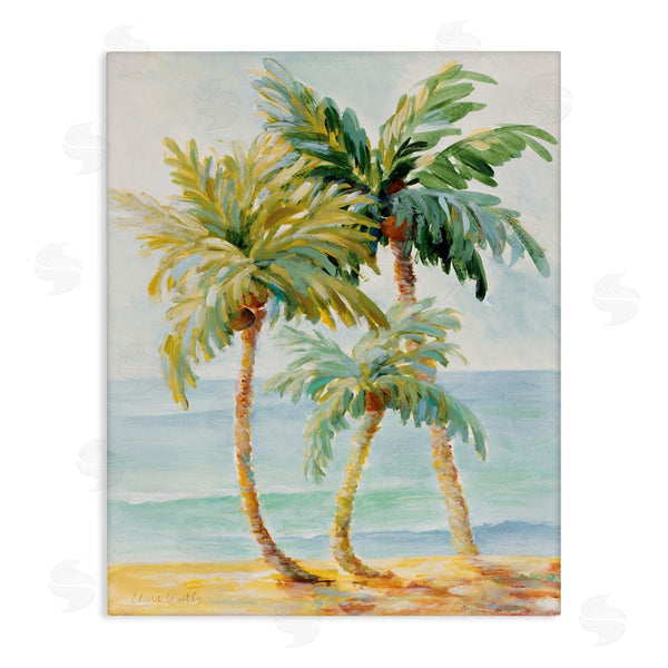stupell industries Lanie Loreth | Tropical Palm Trees on Sand