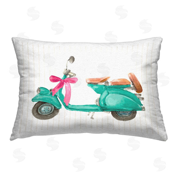 Stupell Industries Lanie Loreth | Turquoise Scooter & Bow