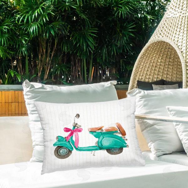 Stupell Industries Lanie Loreth | Turquoise Scooter & Bow