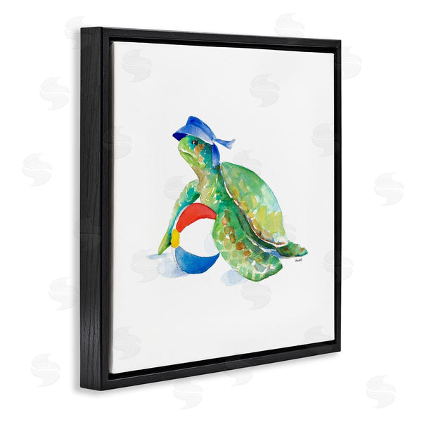 Stupell Industries Lanie Loreth | Turtle And Beach Ball