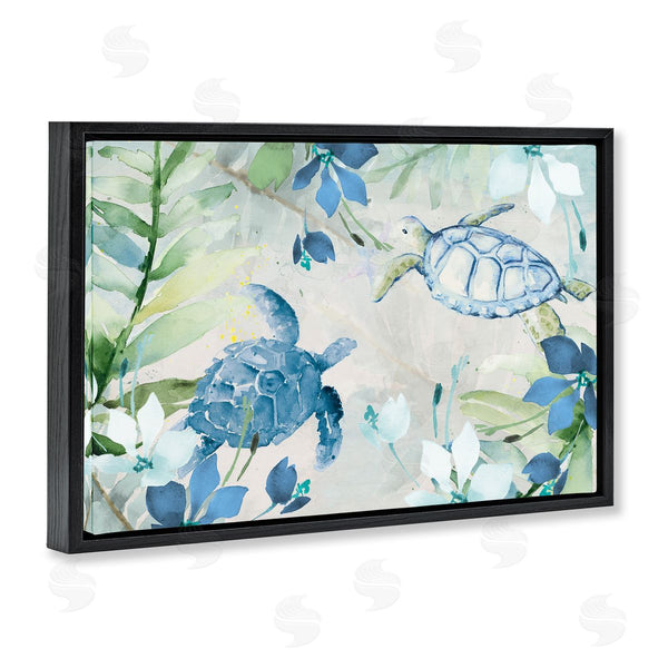 Stupell Industries Lanie Loreth | Turtles Among Flowers