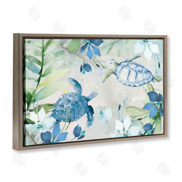 Stupell Industries Lanie Loreth | Turtles Among Flowers