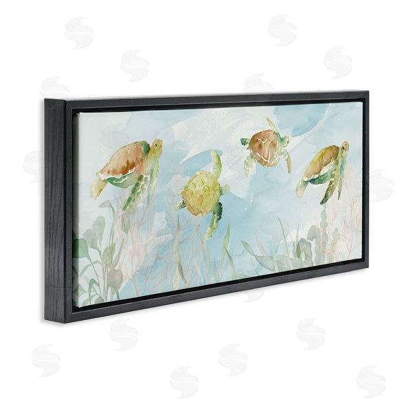 Stupell Industries Lanie Loreth | Turtles Swimming Among Reef Wall Art