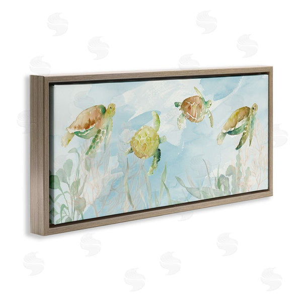 Stupell Industries Lanie Loreth | Turtles Swimming Among Reef Wall Art