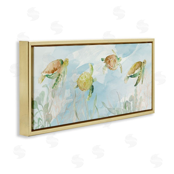Stupell Industries Lanie Loreth | Turtles Swimming Among Reef Wall Art
