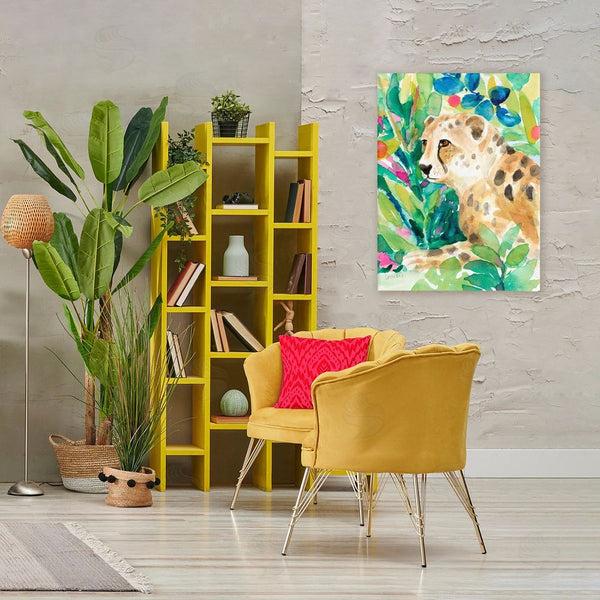 Stupell Industries Lanie Loreth | Vibrant Chillin' Cheetah Wall Art