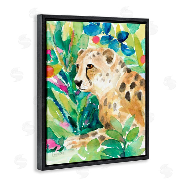 Stupell Industries Lanie Loreth | Vibrant Chillin' Cheetah Wall Art