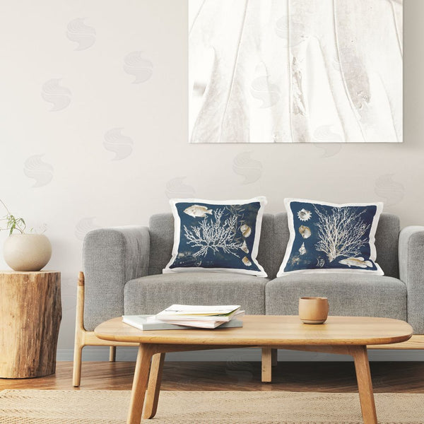 Stupell Industries Lanie Loreth | Vintage Coastal Medley Throw Pillow