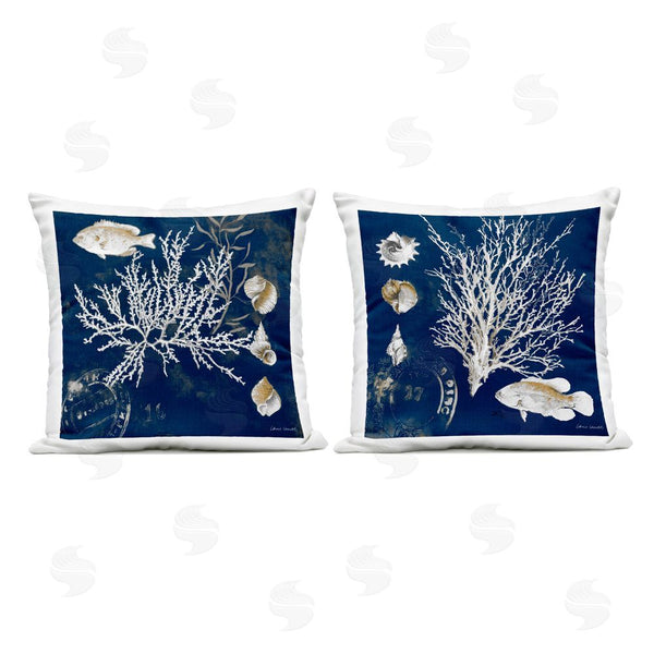 Stupell Industries Lanie Loreth | Vintage Coastal Medley Throw Pillow