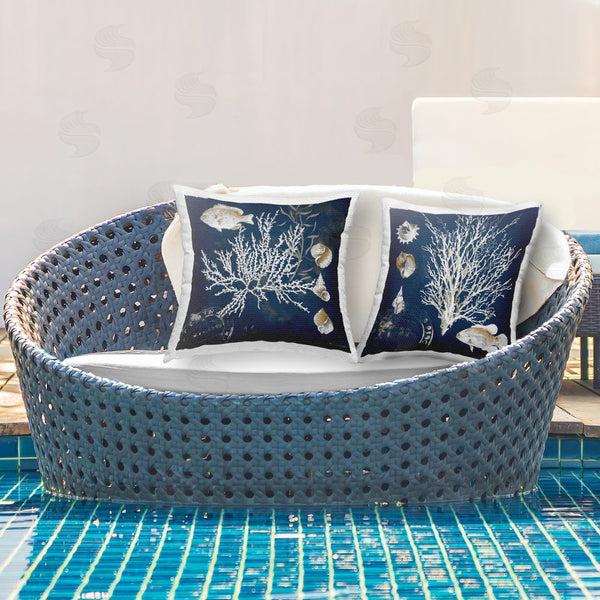 Stupell Industries Lanie Loreth | Vintage Coastal Medley Throw Pillow