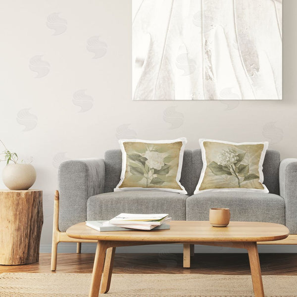 Stupell Industries Lanie Loreth | Vintage Opaque Hydrangea Printed Throw Pillow Set