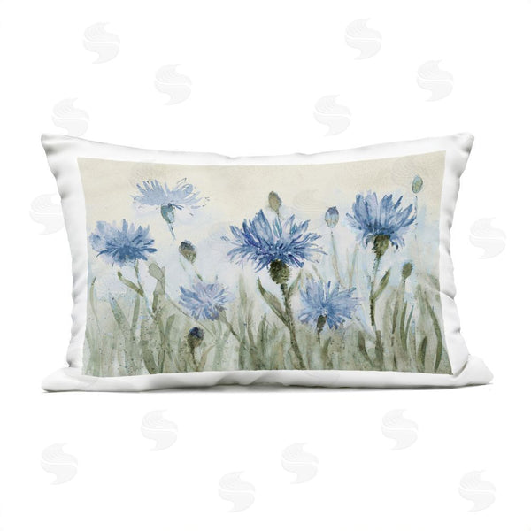 Stupell Industries Lanie Loreth | Violet Cornflowers Meadow Printed Throw Pillow