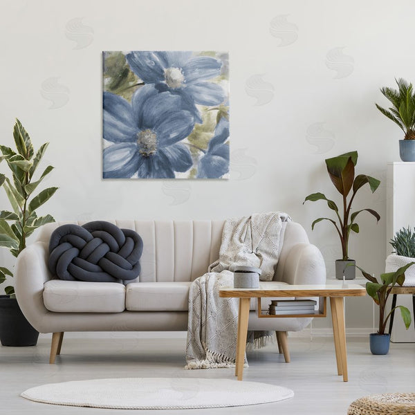 Stupell Industries Lanie Loreth | Walk In Beauty Blue Flowers Wall Art